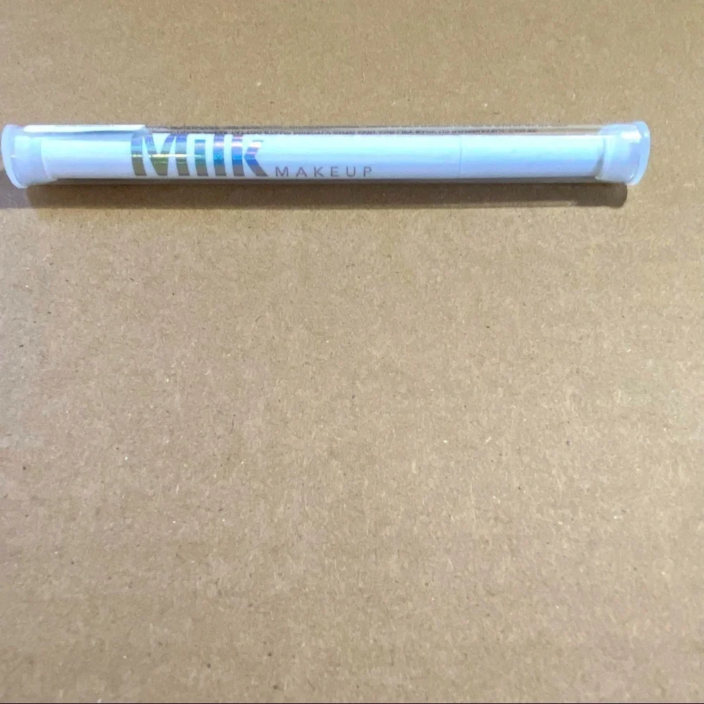 MILK makeup shadow liner, lip color, tattoo stamp